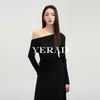 YERAD Lyocell Wool Convertible Knit Top