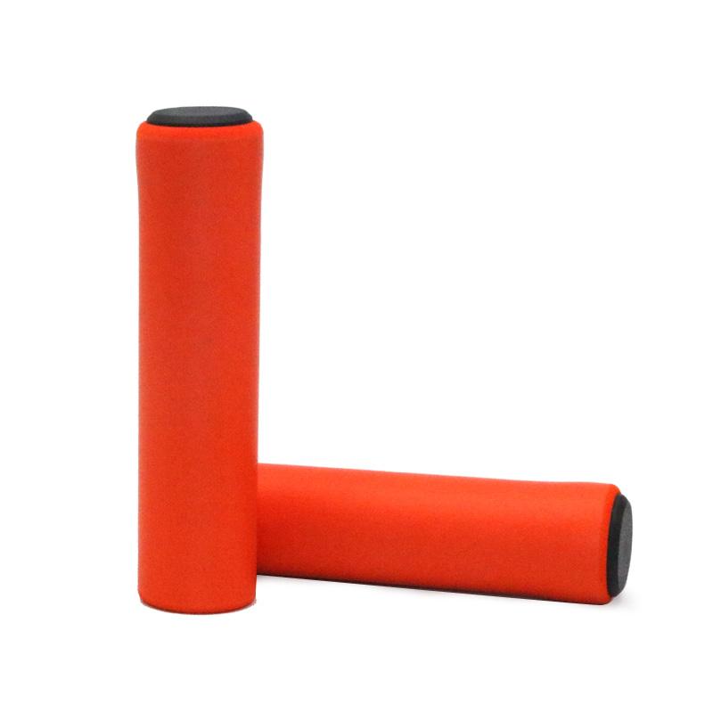 2pcs Bike Handle Bars Silicone Sponge Grips Soft Anti-skid Shock-absorbing Road Bicycle Scooter Handlebar Cycling Accessories