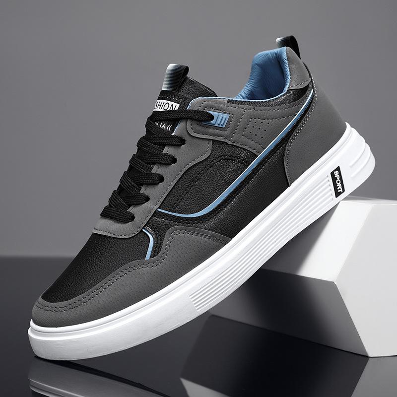 Men's Shoes New Autumn White Shoes Trendy Versatile Board Shoes Youth Leisure Sports Trendy Shoes Men