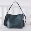 Head Layer Cow Leather Women's Genuine Leather Shoulder Bag, Ladies' Large Capacity Handbag, Underarm High Quality Casual Tote