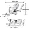 Snap On Low Shank Adapter Presser Foot Holder with Universal Press Foot for Household Sewing Machine Quilting Stitching Foot