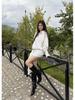 2026 Spring/Summer Women's Striped Shirt Dress - Casual, Fashionable, Bodycon Design