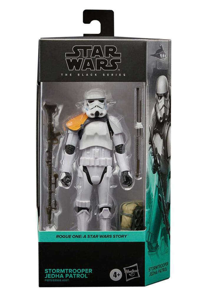 Hasbro Star Wars Black Series Stormtrooper Jedha Patrol 15cm Rogue A Star Wars Story Collectible Action Figure F1875 Authentic Product One (Ages 4+)
