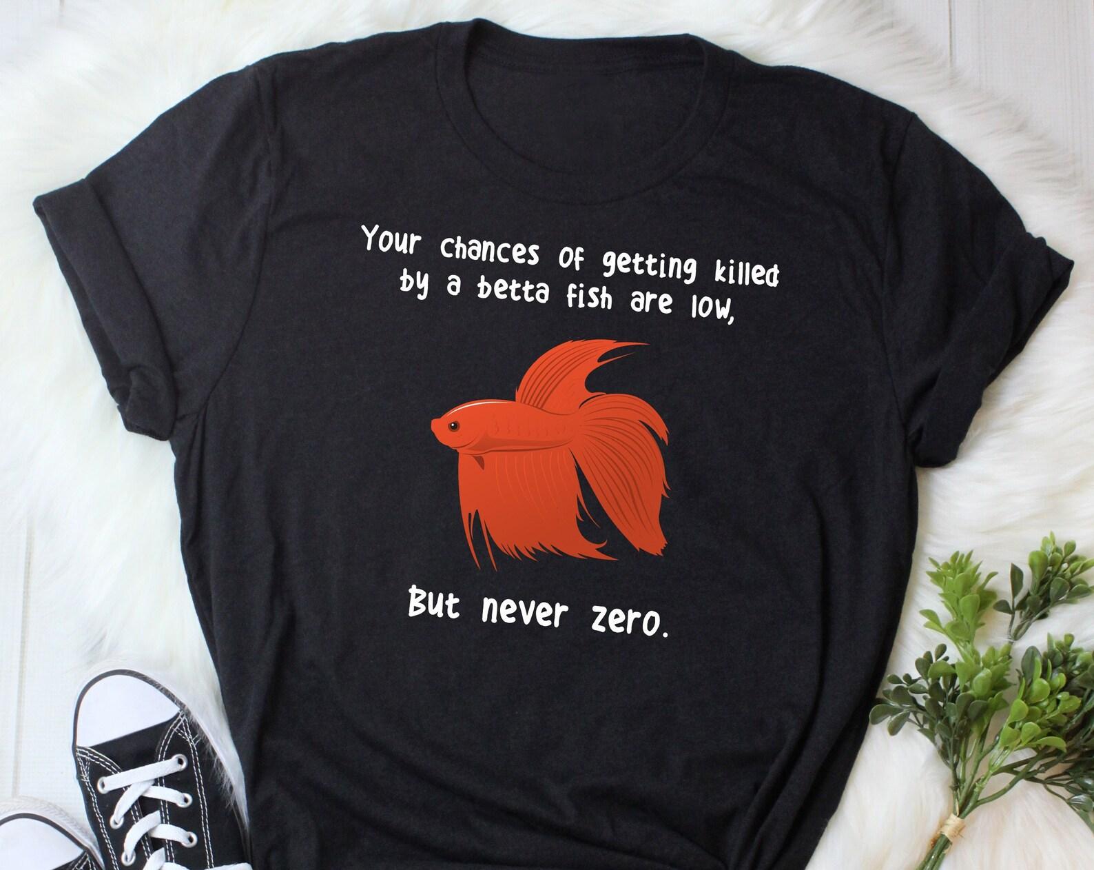 Betta Fish Shirt, , , Funny Betta Lover Gift, Cute Pet Siamese Fighting Fish T-shirt, Tropical Aquarium Tshirt, Fish Keeping Tank 140