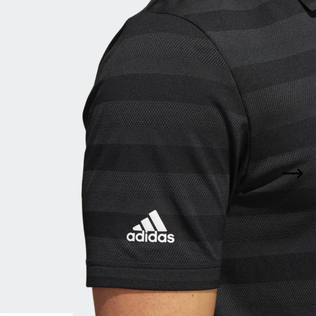Adidas Striped Casual Sports Short Sleeve Polo Shirt Men Tops Black H56794