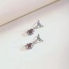 Gothic Rote Vampir Fledermaus Ohrringe Vintage Punk Tropfen Ohrringe für Frauen Schmuck Geburtstag Jahrestag Geschenk