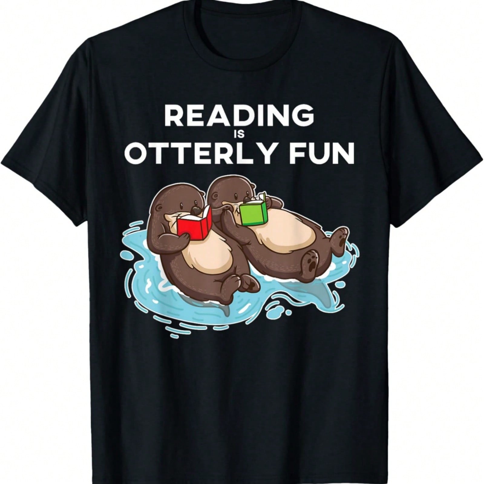 Sea Otter Book Reading Gift Shirt For Bookworm Teachers T-Shirt S разноцветный
