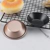 6 Pcs Egg Tart Mold Non-stick Anti-sticking Baking Supplies Easy To Clean Holder Carbon Steel Tools