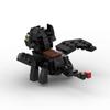 MOC Creative Cute Animals Train Dragon Furyeds Gronckleeds Model Building Blocks Kids Toys for Children Kids Gifts