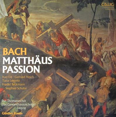 LP Schallplatte JOHANN SEBASTIAN BACH - Matthäuspassion CAL30859 CALIG Deutschland Klassik Gebraucht
