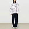Vans All Over Print Hooded Long Sleeve Sweatshirt Men Sweatshirt White VN0A4UTVZH3
