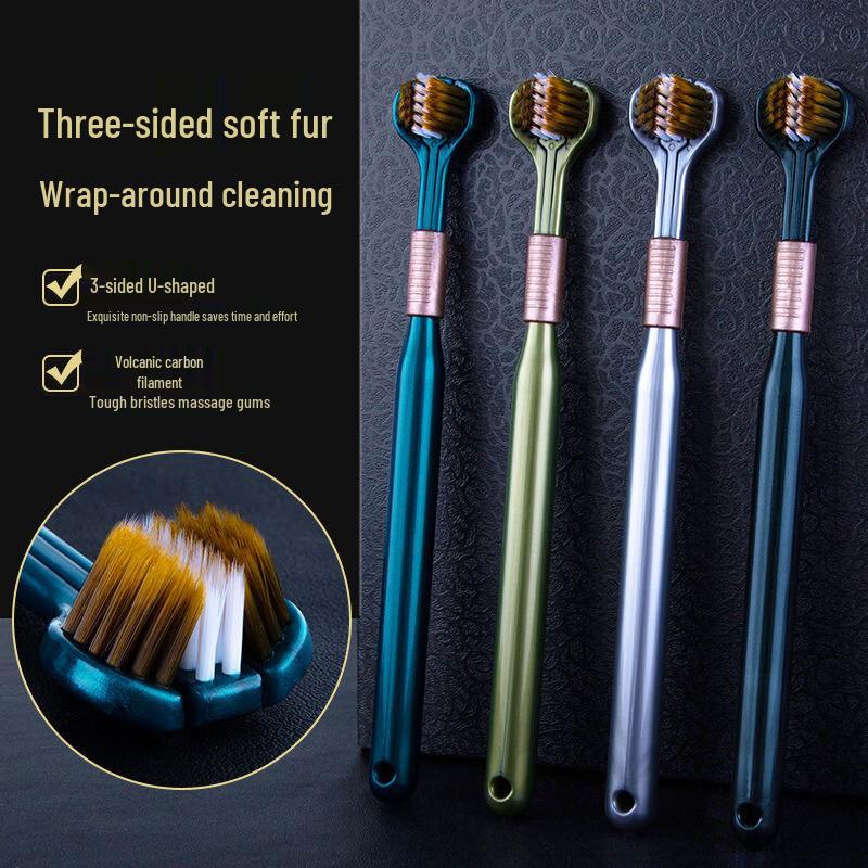 

YALINNA Three-Sided Soft Bristle Adult Toothbrush