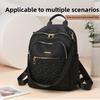 Letter Stylish Oxford Fabric Backpack For Women With Water Resistant Design And Spacious Interior For Travel