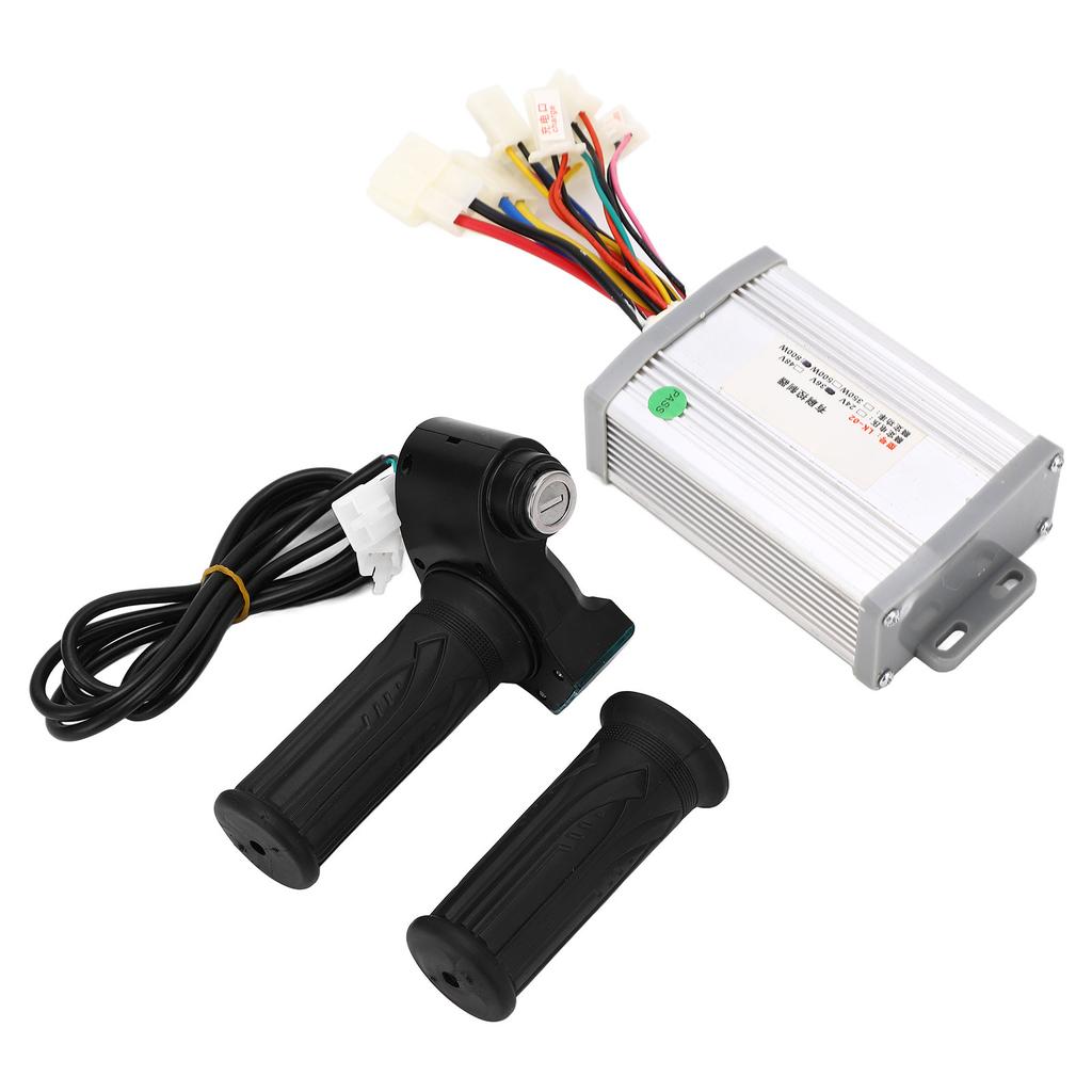Bike Motor Controller Kit 36V 800W Throttle Power Display Stable Brush Motor Controller for DIY