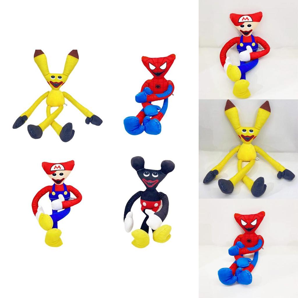 Supermjuk 40 cm Poppy Playtime Huggy Wuggy Gosedjur För Barn Cos Spiderman Musse Pigg Och Mario