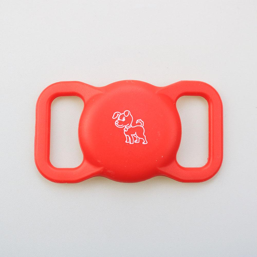 Silicone World Pet Silicone Protective Case GPS Finder Dog Cat Collar Loop For Apple Airtags For Apple Locator Tracker Anti-lost