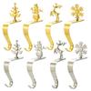 1pc Stocking Hook Gold Mantle Stocking Holder Non-slip Mat