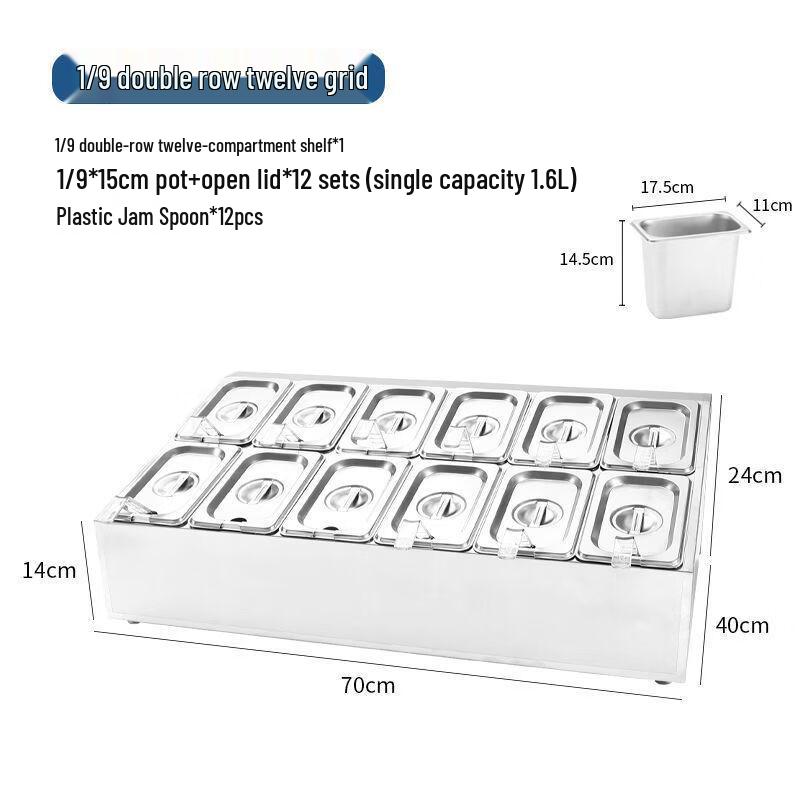 Handun 316L Stainless Steel Sealed Spice Organizer