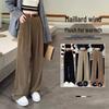 Women's 2025 Spring Maillard Style Loose Corduroy Wide-Leg Pants