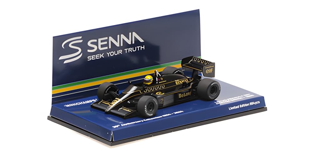 Minichamps Scale Lotus F1 98T Renault 1986 Ayrton Senna Weathered Edition 1/43 #12