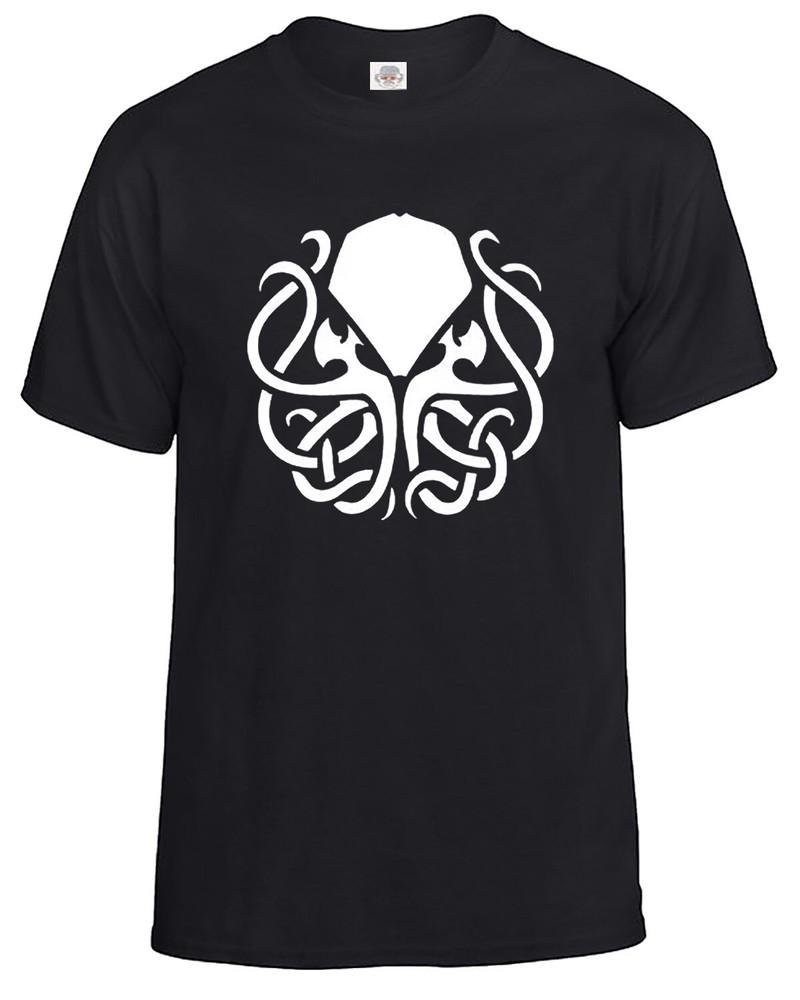 Cthulhu Symbol TShirt Logo Men#039;s Funny Lovecraft Occult Cthulhu Mythos Tee Top Unisex T-Shirt XXXL