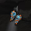 Luxury Rhinestone Stud Earrings For Women Elegant And Exquisite Crystal Ear Jewelry Fashionable Personalized Accessories