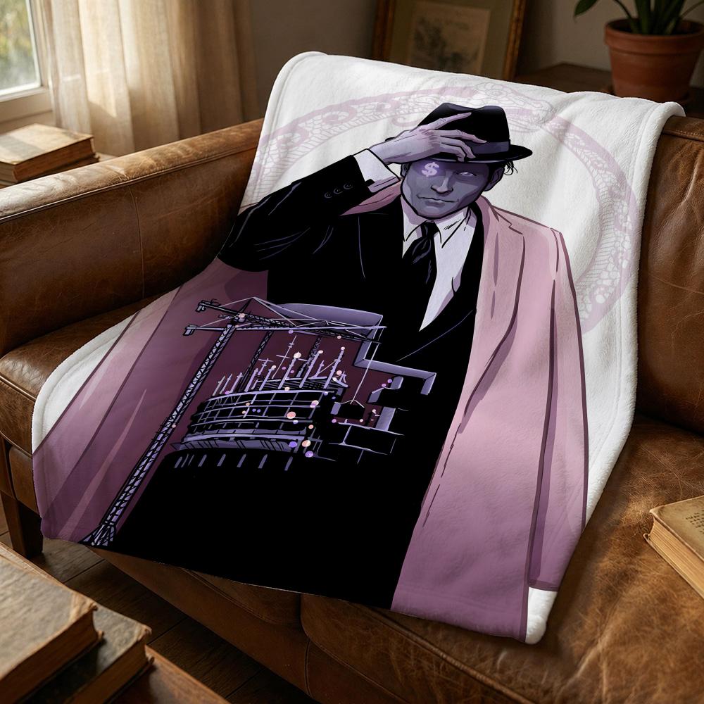 fantasy A-American G-Gods Throw Soft Flannel Blanket for Bed Bedroom Sofa Picnic Throw Skin-friendly Breathable Gift Cover