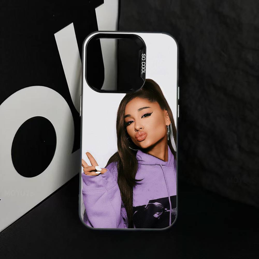 

AG A-Aesthetic Phone Case For iPhone 17,16,15,14,13,12,11 Plus,Pro Max,XS,Colored Silver Plated Inside Cover iPhone16e