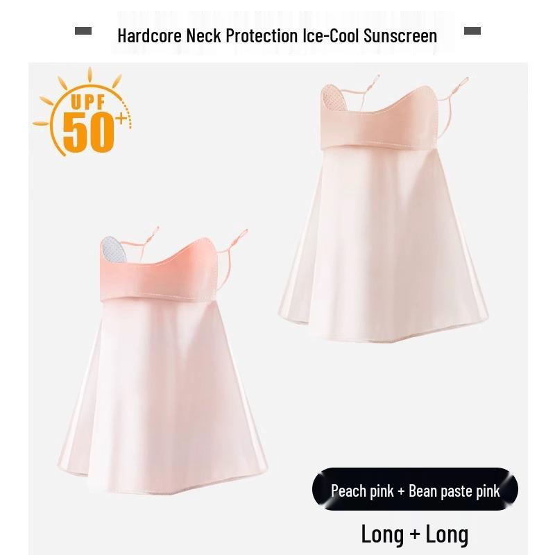 2025 Women's Full Face UV Protection Cycling Sunscreen Mask with Windproof Neck and Sunshade Veil