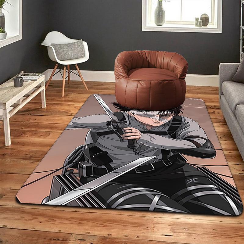 Attack on Titan Rug Floor Mat for Living Room or Bedroom Soft and Comfortable Carpet a Gift for Birthday and Holiday.NFF0928274