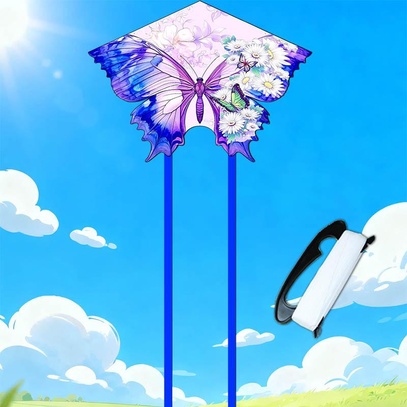 Beautiful Butterfly Kite For Kids Adults Large Kite With Long Tail Easy To Fly For Outdoor Beach Park Activities