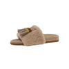 Popular British platform beach shoes summer new one-pedal lazy slippers versatile colorful fringed bag head slippers