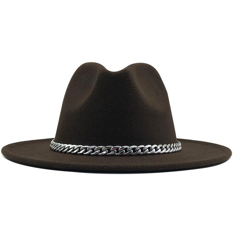 eBay Autumn and Winter New Black Woolen Top Hat European and American Fashion Jazz Hat