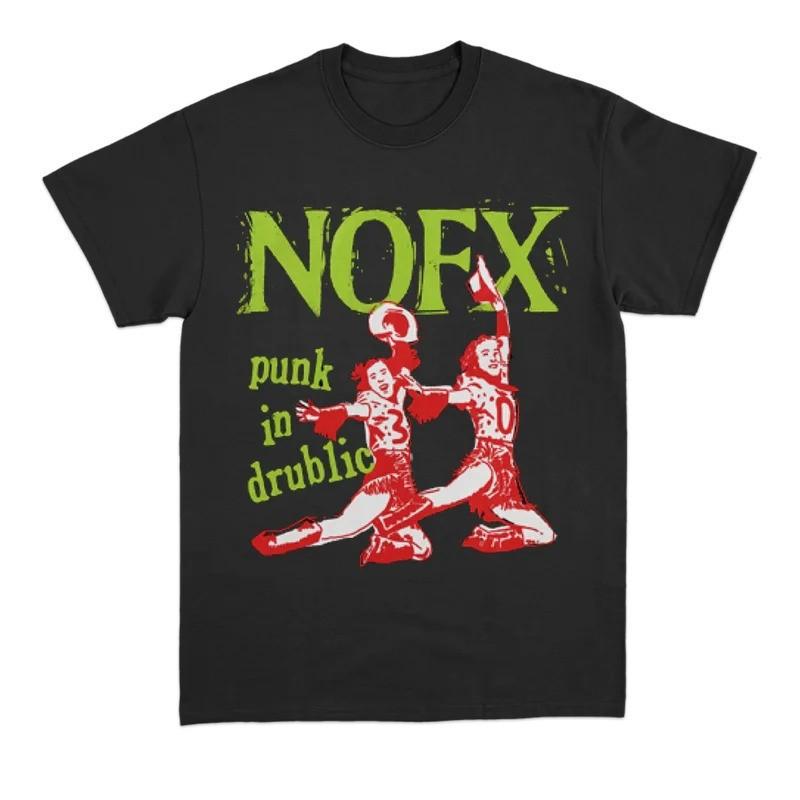 Rock Punk Band NOFX Print T-shirt Men s Women s S