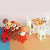 1/12 Puppenhaus Simulation Tisch Stühle Modell Set Puppenhaus Mini Möbel Dekoration Puppenhaus Zubehör Rollenspiel Spielzeug