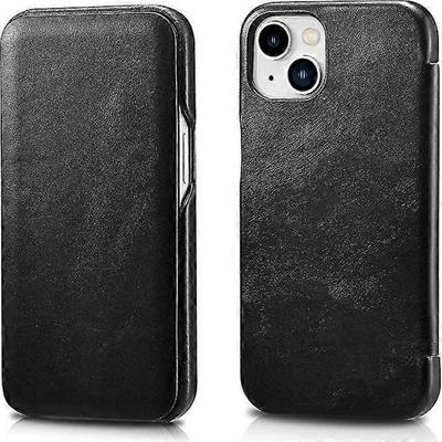 Skórzany etui-portfel Kompatybilny z iPhone 13 mini   - Styl Vintage Prawdziwa Skóra Klapka Etui-Portfel Desig