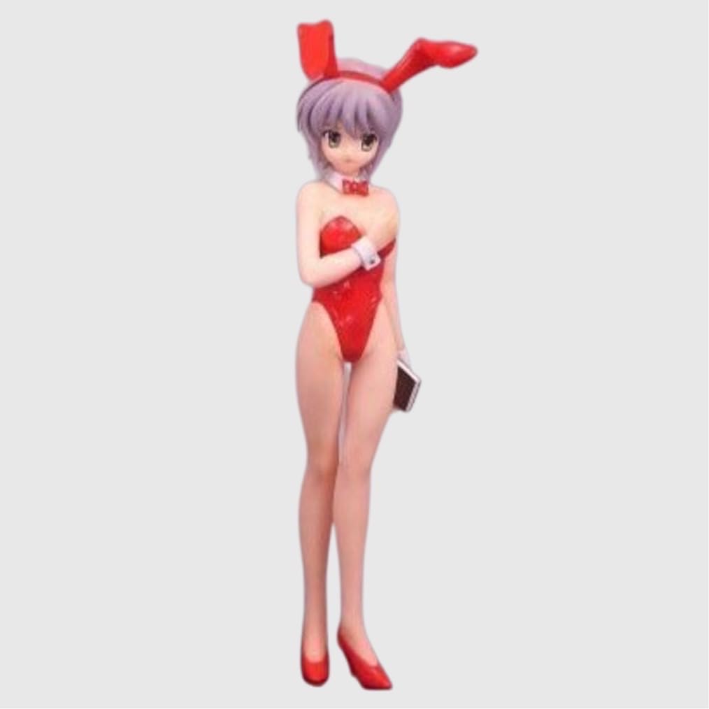 The Melancholy of Haruhi Suzumiya Nagato Yuki Bunny Girl Exclusive Red Color Scale PVC Figure - Ver. Chara-ani (Red) 1/6 Pre-painted
