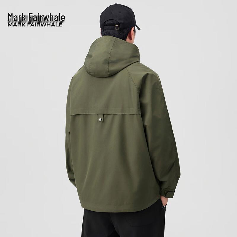 Mark Fairwhale Men's Casual Hooded Jacket