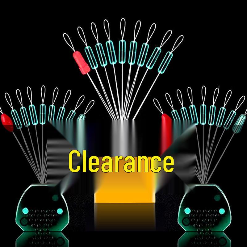 9-Piece Silicone Space Bean Set: Ultra-Tight, Transparent Green Beans