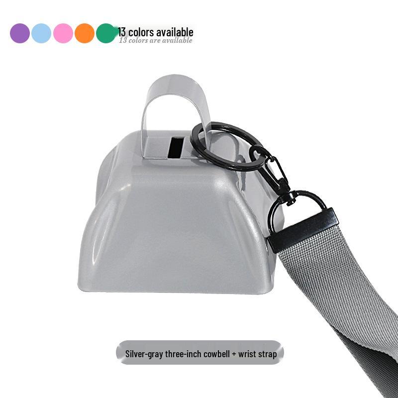 Three-Inch & Four-Inch Hand-Cranked Cowbells - 13 Colors, Perfect for Parties and Handicrafts