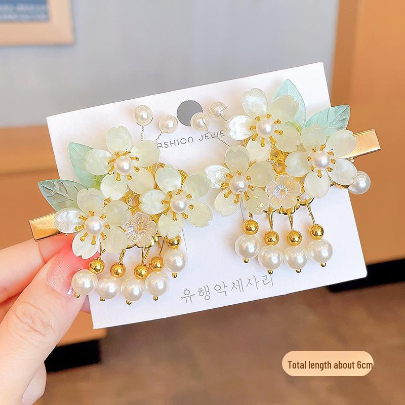 

Аксессуары для волос в древнем стиле ханьфу: Кисточки и китайские шпильки для костюмов девочек