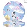 Light Blue Planet Party Disposable Tableware Set Rocket Planet Outer Space Plates Happy Kids Space Theme Birthday Party Decor