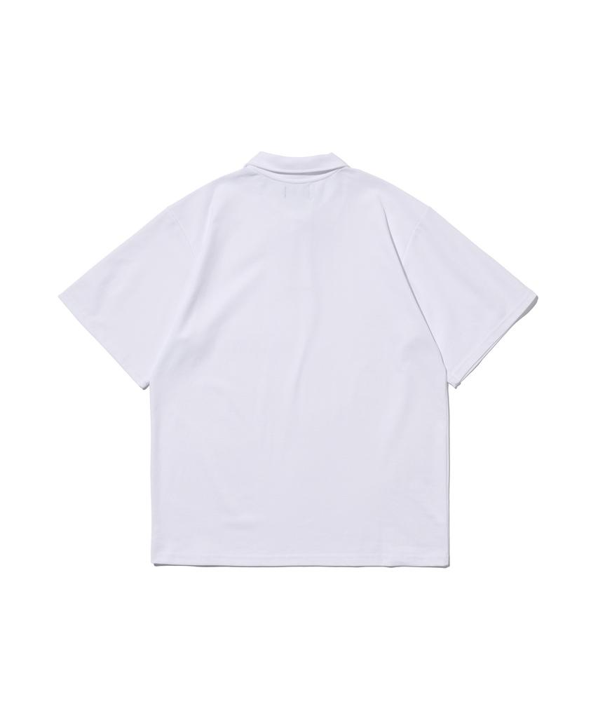 CARGOBROS Sorona Basic Collared Short Sleeve T-Shirt (White)
