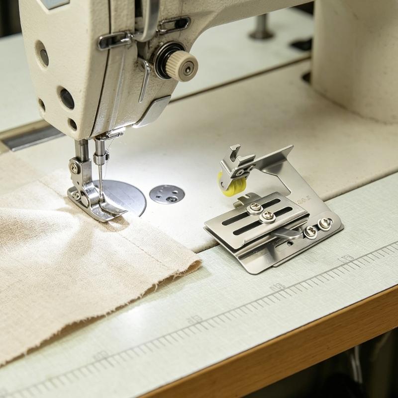 Steel Pleating Tool For Efficient Fabric Gathering On Home Sewing Machines