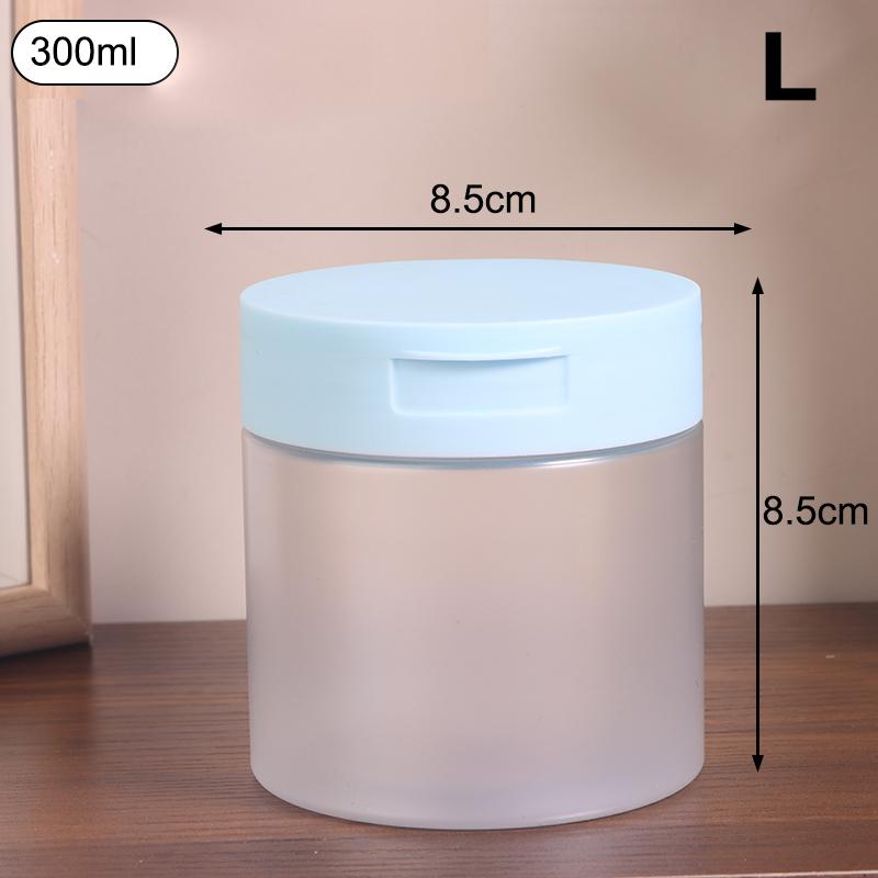 1Pcs 250/300/350Ml Makeup Remover Cotton Cream Jar Lid Body Lotion Scrub Jar Cosmetic Container Travel Portable Bottle