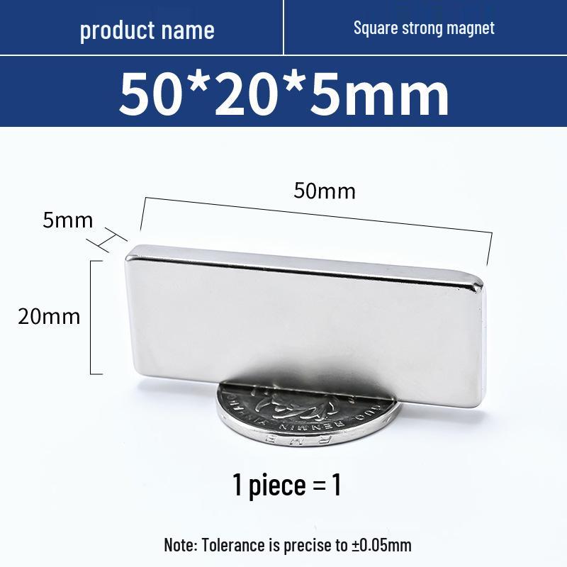 N52 Neodymium Iron Boron Square Magnet – Strong Rare Earth Permanent Magnet