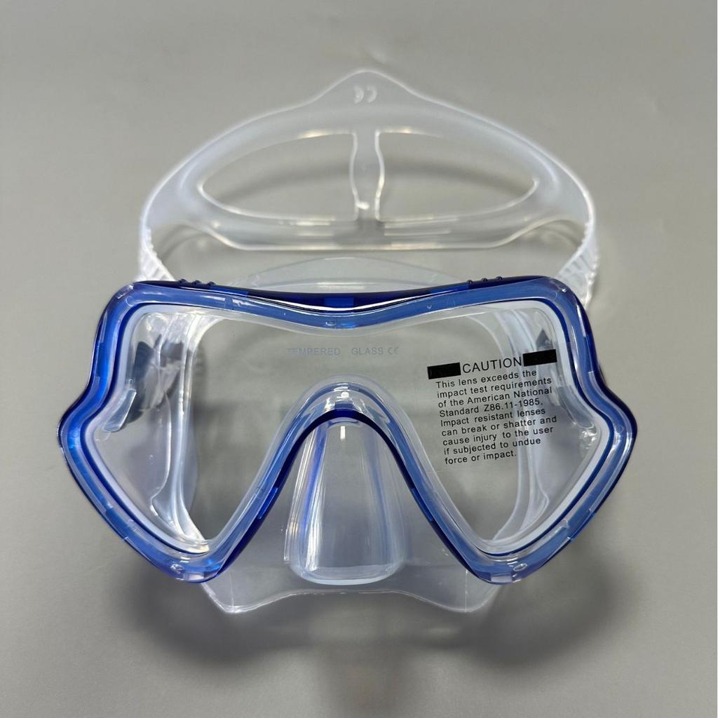 Adult Snorkeling Set, Tempered Glass Diving Goggles