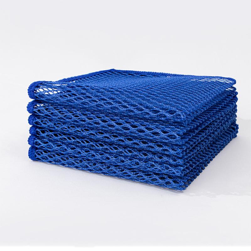 3/5/10 Peças Pano de Limpeza de Malha Pano Esfregão Reutilizável para Panelas Frigideiras Pratos Fibra Extradensa Multiusos Não Arranha Substituição Lã de Aço