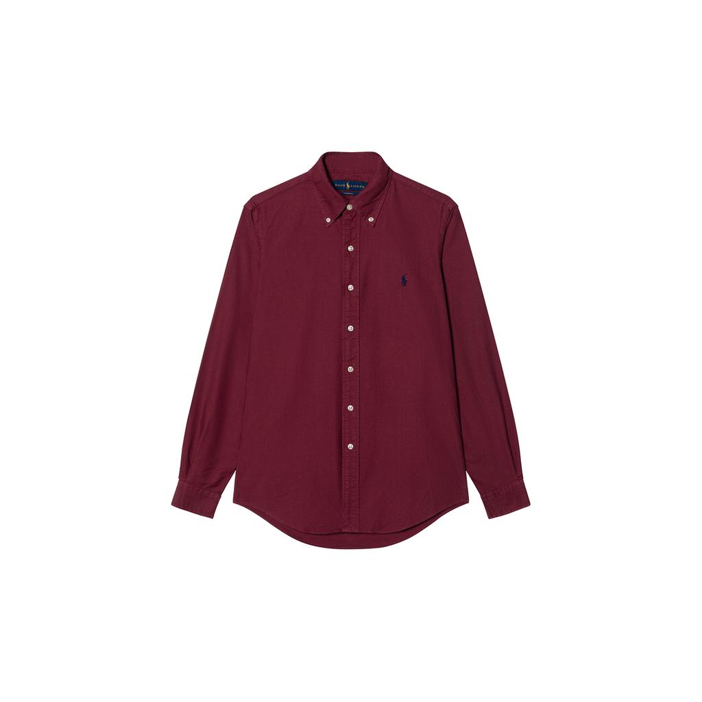 Polo Ralph Lauren Pánská košile s dlouhým rukávem s výšivkou loga MNPOWOV16821745-600