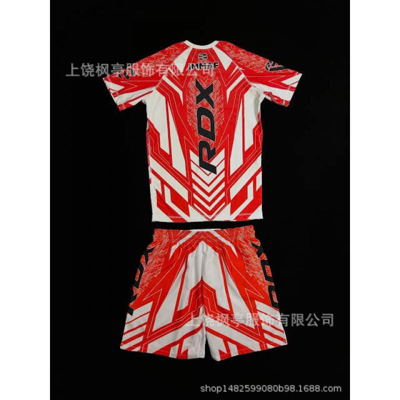 RDX Brottning Kulturell Sport Kortärmad T-shirt Set Tonårspojkar Vardaglig Atletisk Klädsel